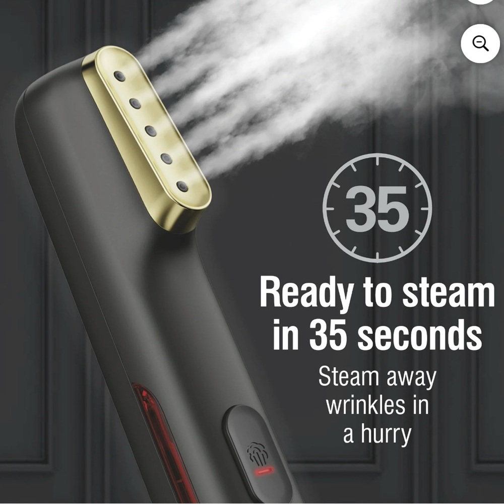 CHI Black and Gold Handheld Steamer